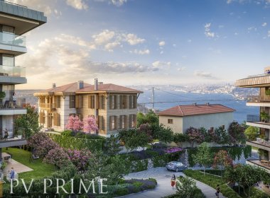 وحدات سكنية في اسطنبول تشنجلكوي خلابة مع اطلالات رائعة على البوسفور للبيع