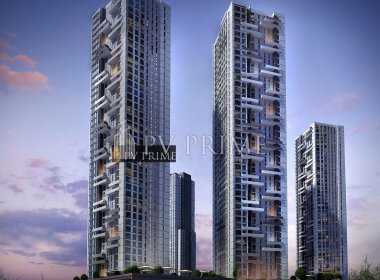 Элитные апартаменты в Стамбуле с видом на Мраморное море, в Эсеньюрт, на продажу