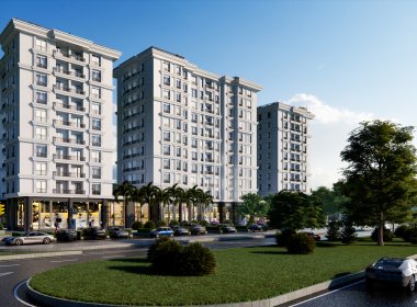 شقق ضمن مجمع سكني في اسطنبول