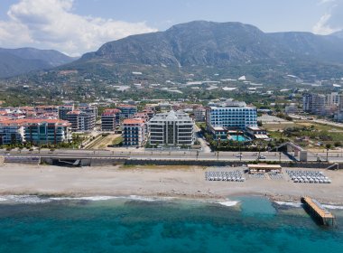 Апартаменты премиум класса в Аланье с видом на Средиземное море, в Кестели, на продажу